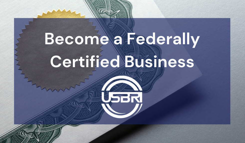 Become a Federally Certified Small Business