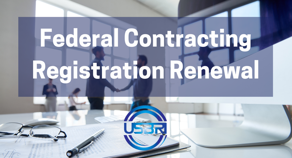 Federal Contracting Registration Renewal